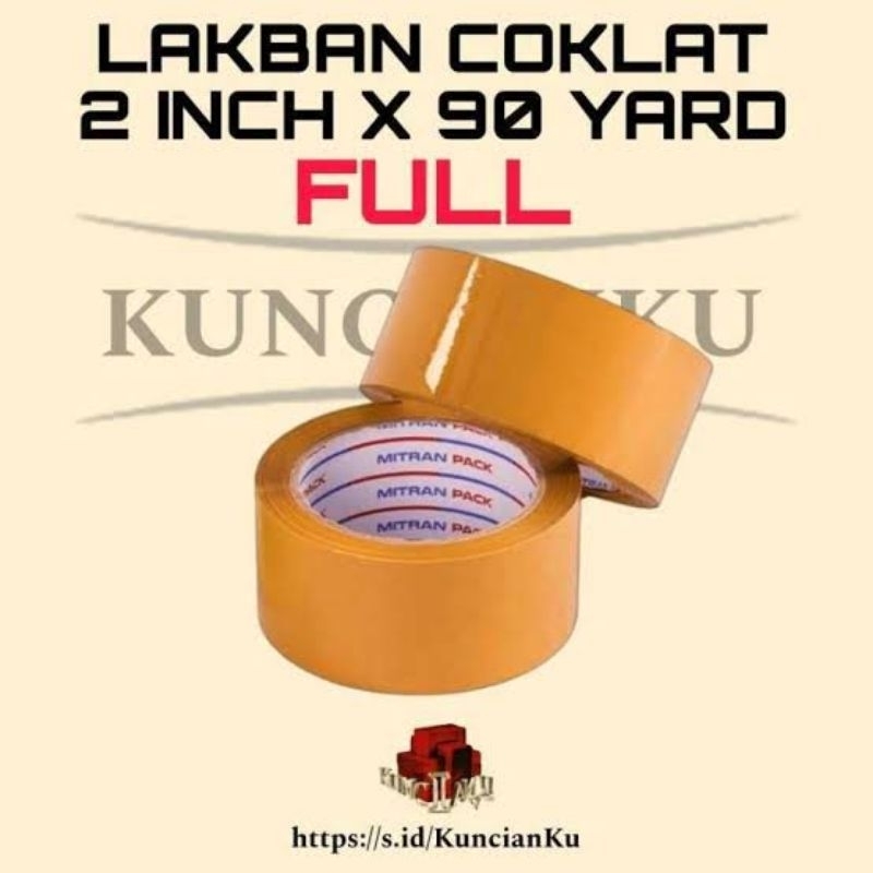 

Lakban 90 yard / lakban bening 90 yard / alkban coklat 90 yard / lakban cokelat 90 yard / lakban tebal / lakban panjang / solatip