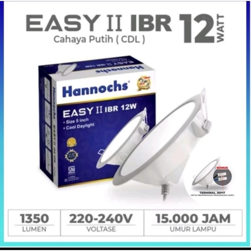 downlight hannochs 12 watt size 5in