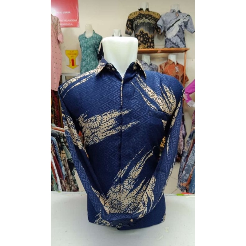 Kemeja batik bahan dobby premium,batik modern