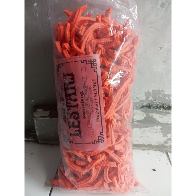 Snack uniko panjang 1ball/uniko renyah gurih isi 1,3kg