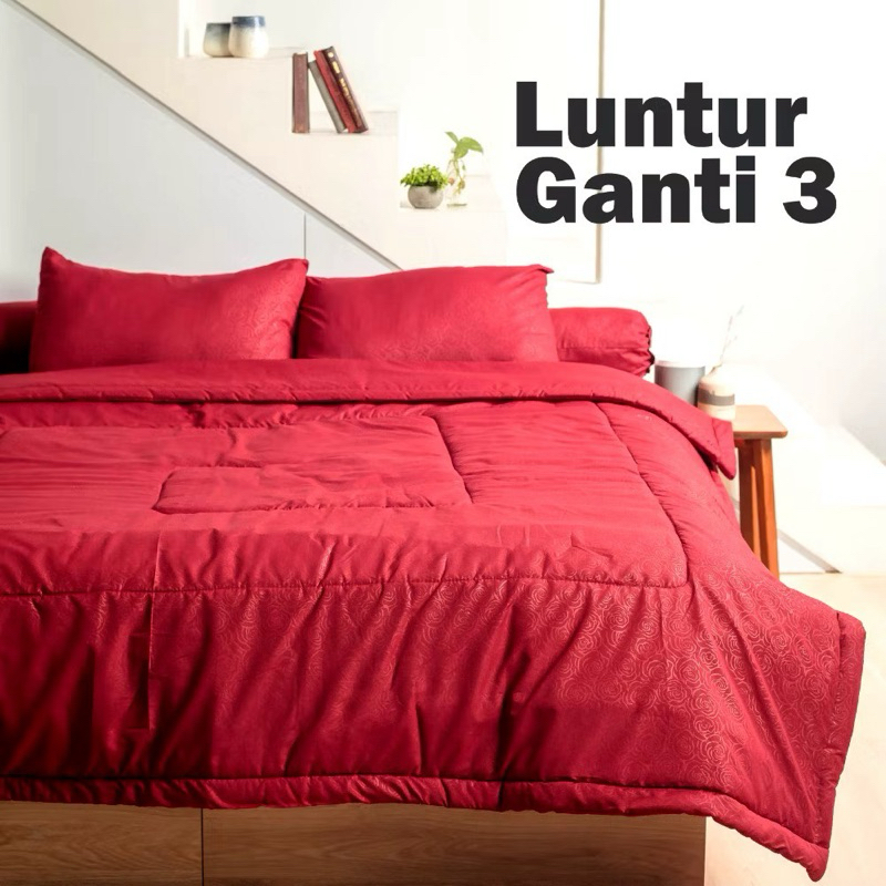 Vito BedCover - Jacquard Fitted King 120x200 | 160x200 | 180x200 Solid Polos Emboss