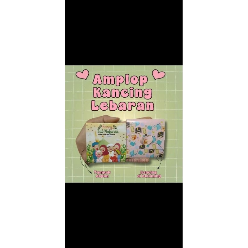 

(5pcs) AMPLOP KANCING LEBARAN MINI HAMPERS HARI RAYA IDUL FITRI LUCU