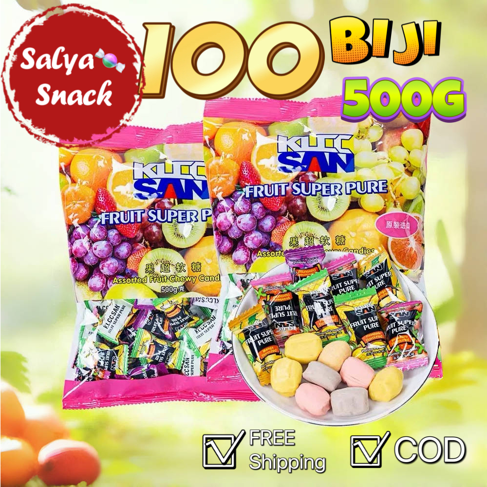 

【HALAL】【CANDY】 Permen Gummy Jus Rasa Malaysia Permen Gummy Permen yang Menyenangkan 4 Rasa Pengiriman Massal Gabungan