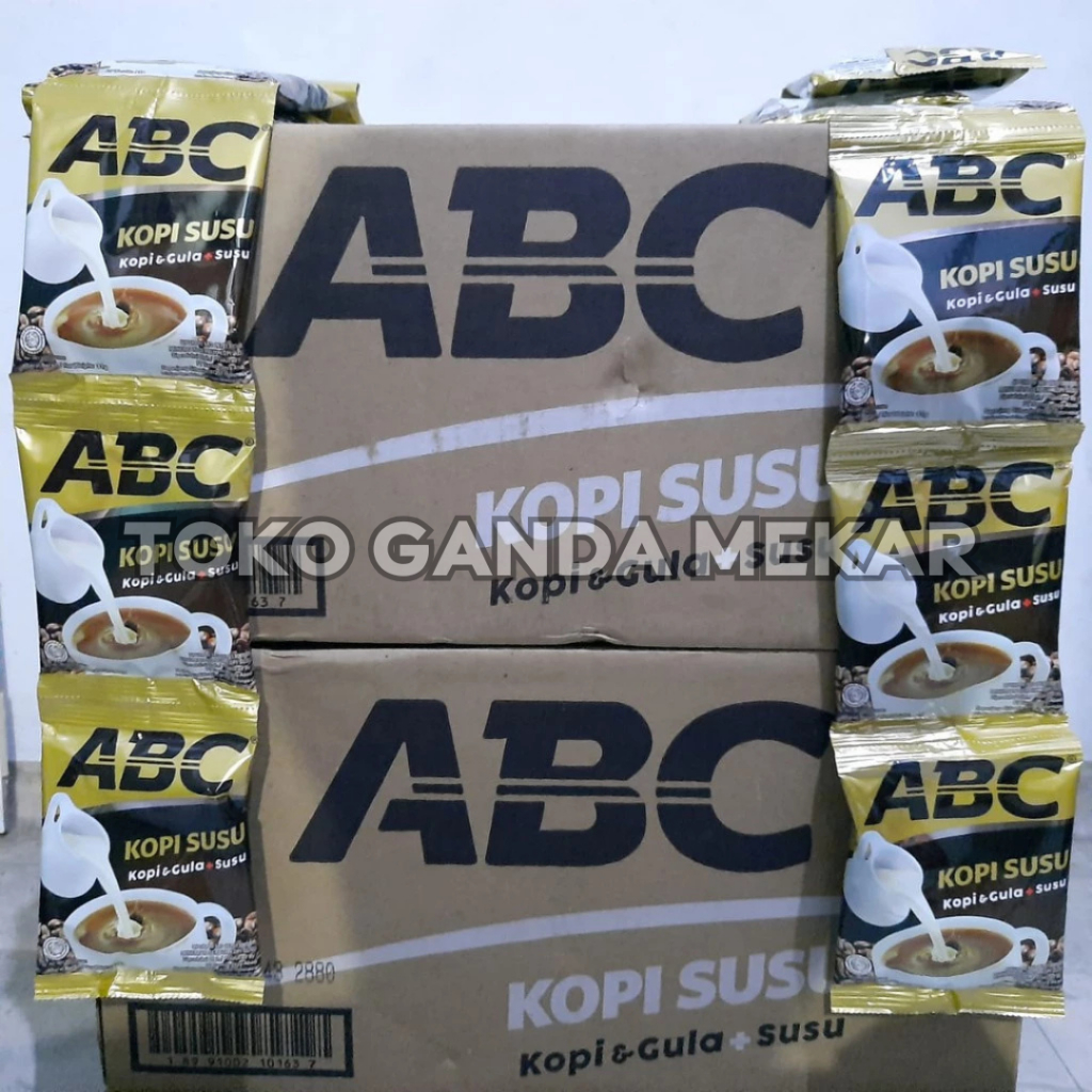 

SEMBAKO - KOPI ABC SUSU DUS / 1 KARDUS ISI 120 PCS / 12 RENCENG X 10Pcs / MURAH