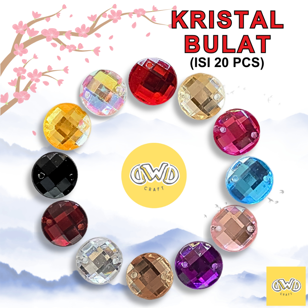 BULAT - Permata Kristal Resin Diamond Aklirik Payet Manik