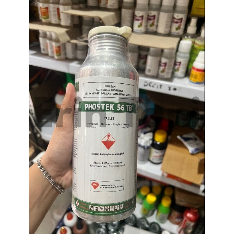 Phostek - obat fumigasi hama gudang , kutu beras , kutu jagung , dan hama pada hasil bumi lainnya
