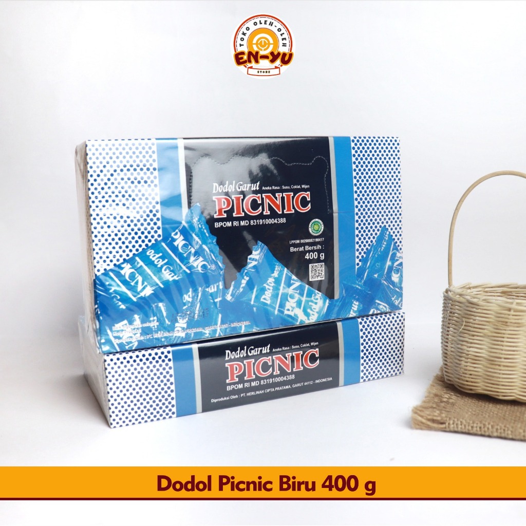 

Dodol Garut Picnic Asli Classic Dus Biru 400 gram Original