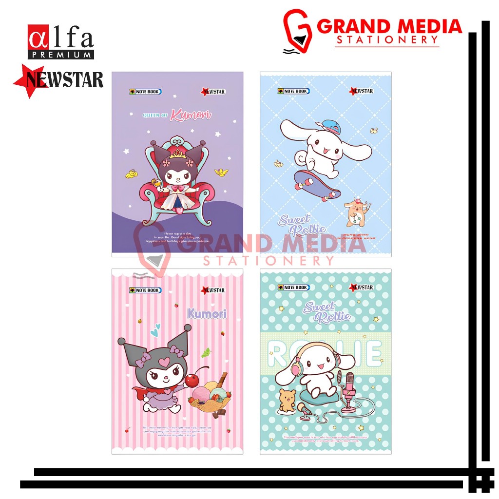 

[GRAND MEDIA] BUKU TULIS ALFA PREMIUM / NEW STAR ISI 38 LEMBAR / 1 PACK
