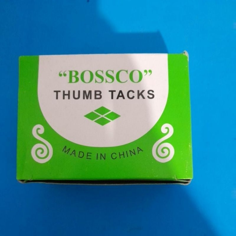 

Paku payung/thumb tacks Bossco 1 box isi 10 kotak kecil