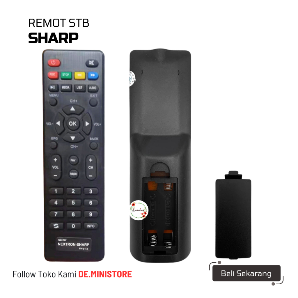 Sharp Remote STB Set Top Box Sharp Langsung Pakai