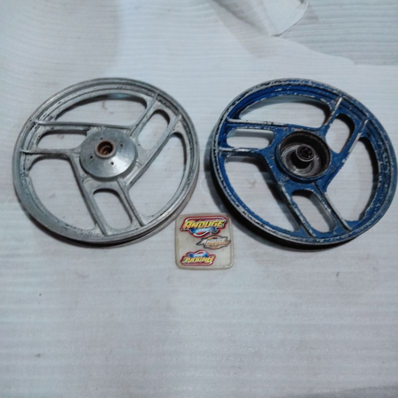 velg pelek pelk palang bintang cast wheel ring 17 subsitusi Suzuki depan belakang tromol morodadi