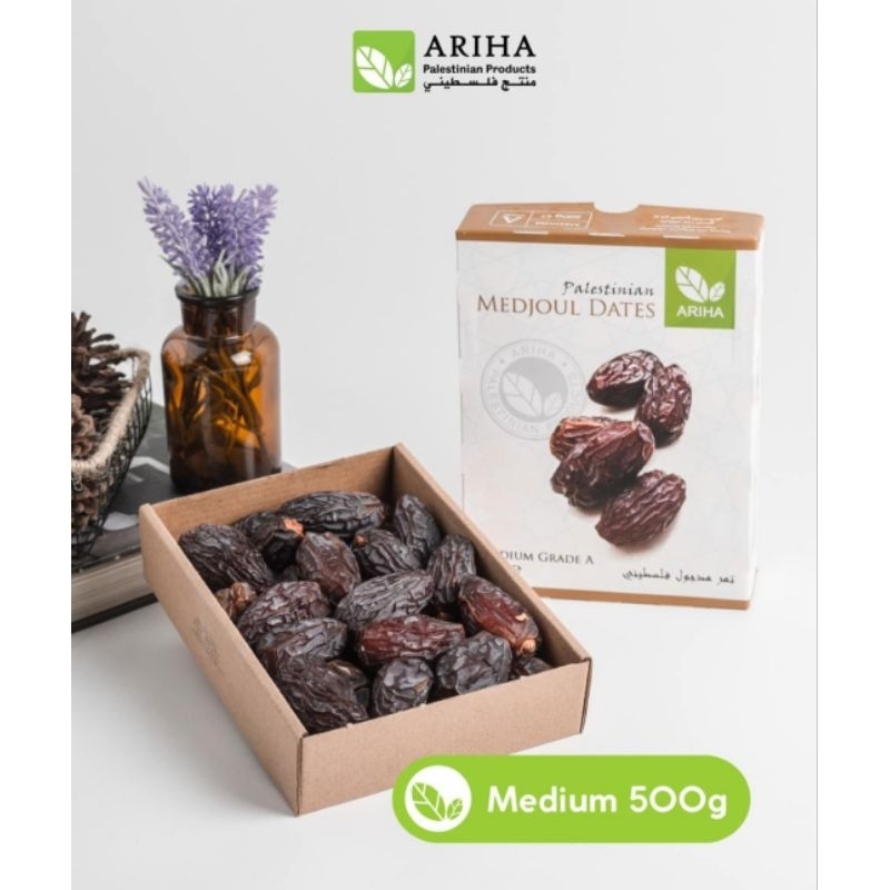 

Kurma Medjool Ariha MEDIUM 500gr ASLI PALESTINA Medjoul Medjol