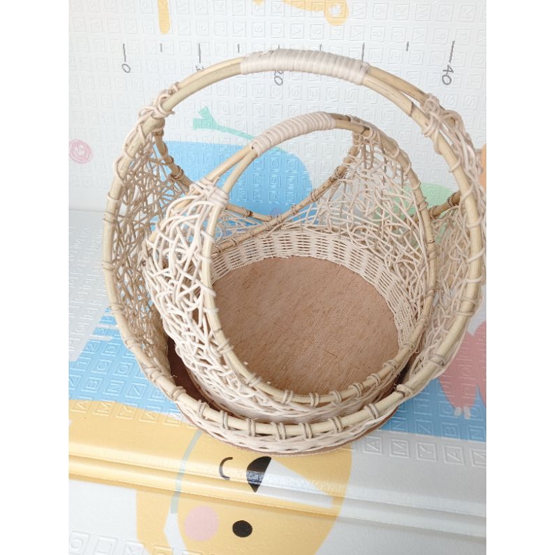 TERMURAH keranjang parcel rotan cincin, hantaran dan parcel