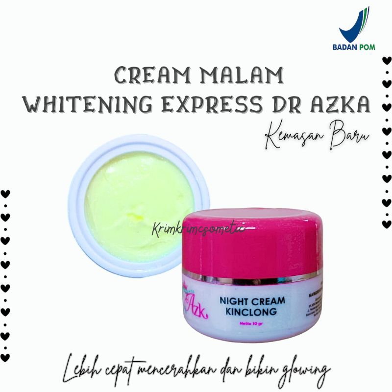 CREAM MALAM WHITENING EXPRESS DR.AZKA SKINCARE