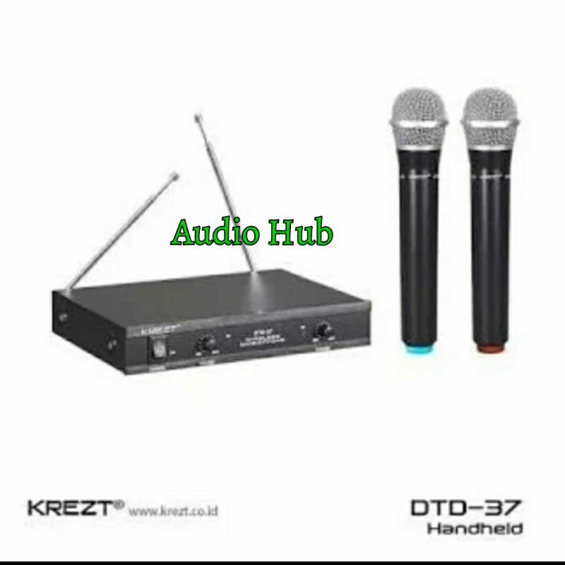 Mic Wireless Krwzt DTD37/ DTD 37 Original Garansi Resmi