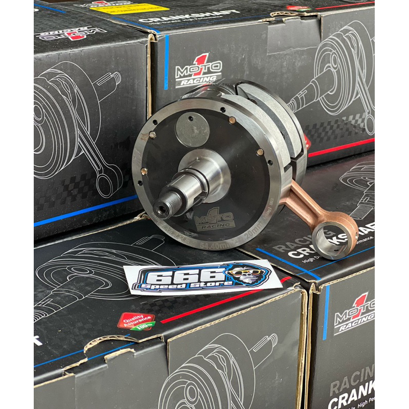 ASKRUK AS KRUK CRANKSHAFT NINJA 150 R RR KR150 MOTO1 STROKE 56.60 mm