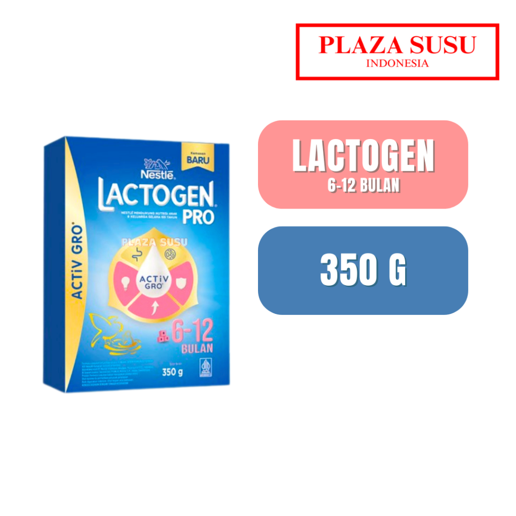 NESTLE LACTOGEN PRO 2 SUSU FORMULA BAYI 6-12 BULAN 350 G BOX
