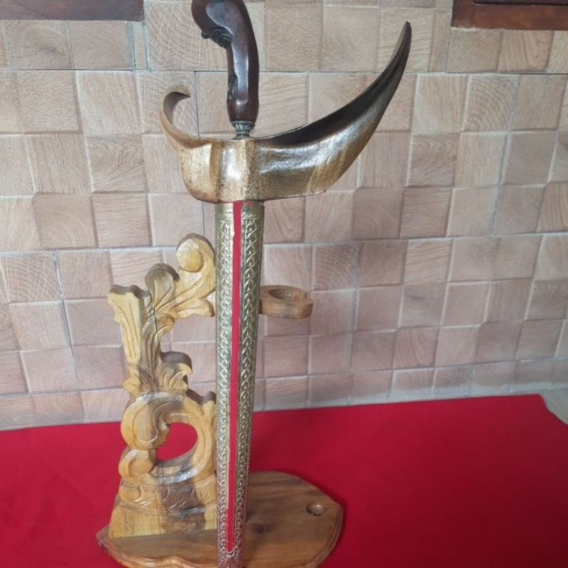 Keris Singo Barong TUS Luk 7 Ful Pamor, Pamor Mewah Segoro Muncar