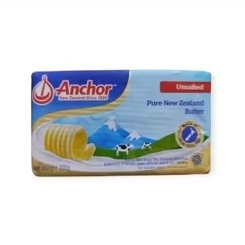 

ANCHOR BUTTER UNSALTED 200 GR /MENTEGA TAWAR