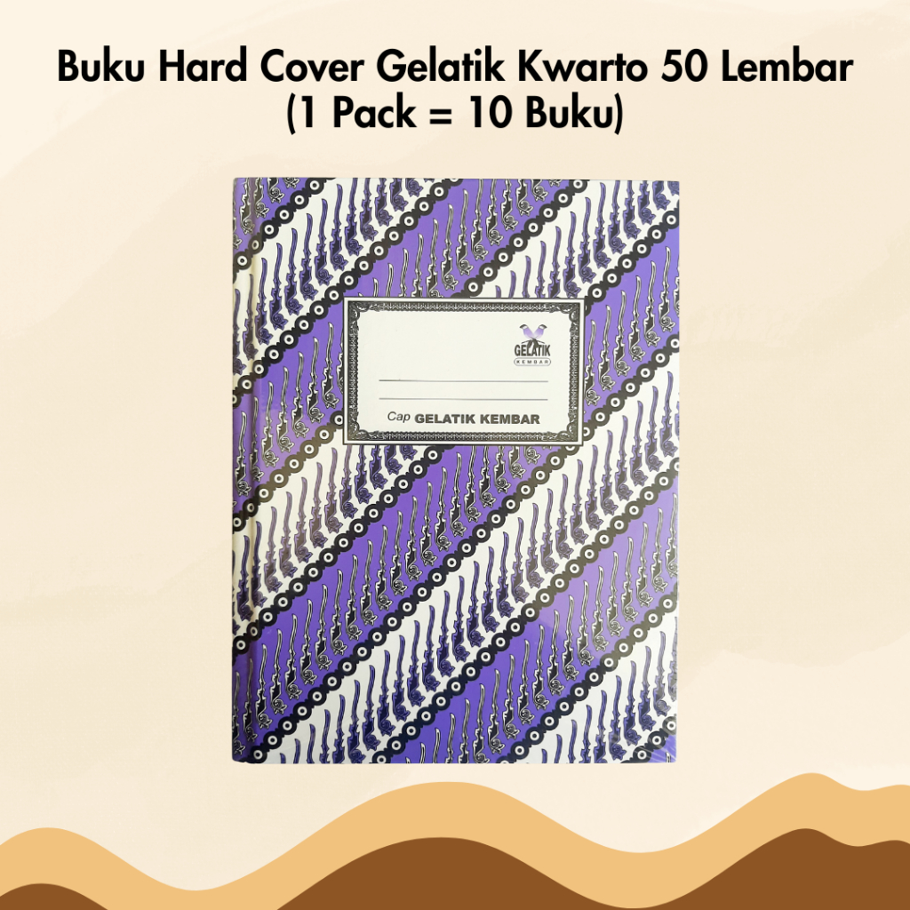 

Buku Kwarto Hard Cover Gelatik Kembar Isi 50 Lembar 1 Pack Isi 10 Buku Quarto A5