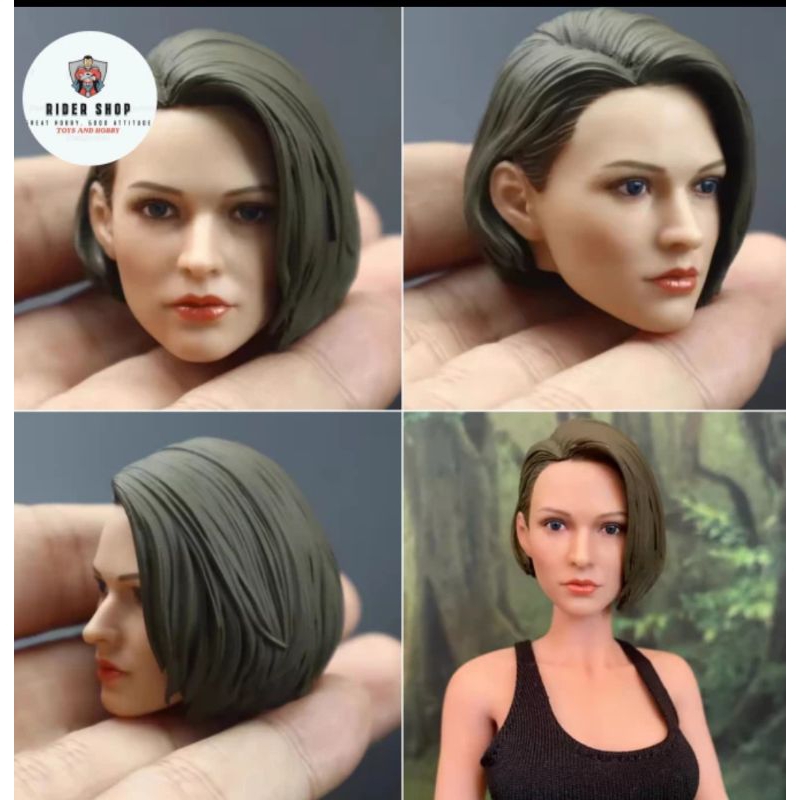 skala 1/6 Headsculpt Jill Valentine Resident evil Remake figure kitbash