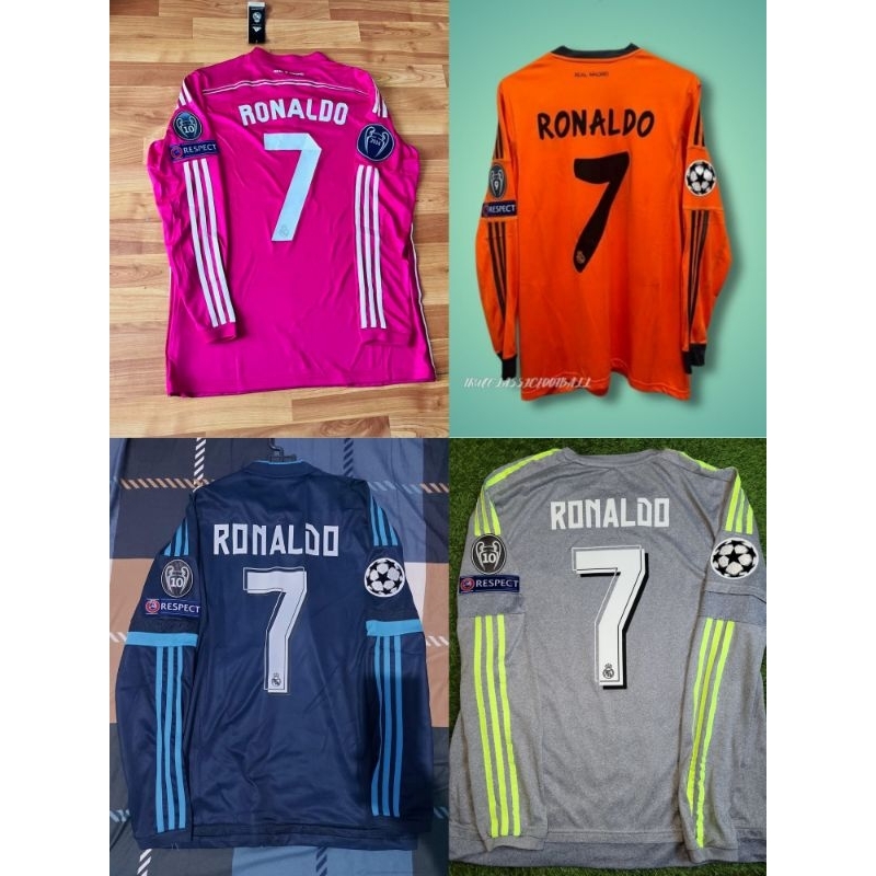 Madrid home away Longsleeve lengan panjang go 2012 2016 2013 2020 2023 2024 2025