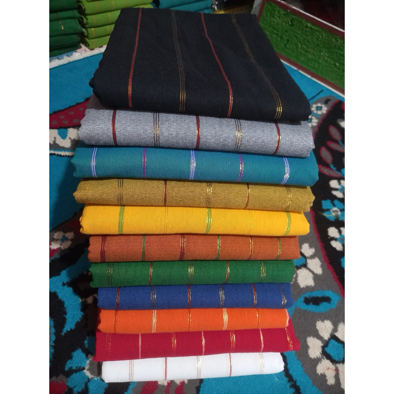 TENUN LURIK MIX BENANG EMAS KHAS TORAJA (3METER)