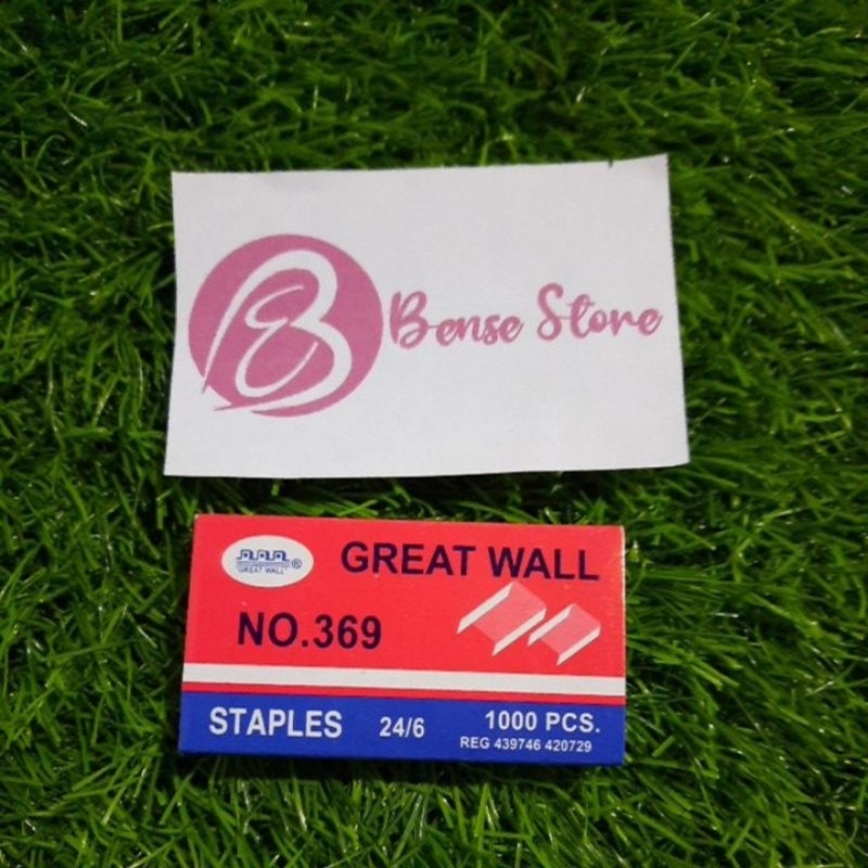 

Isi Staples Great Wall No.369 24/6 Ori