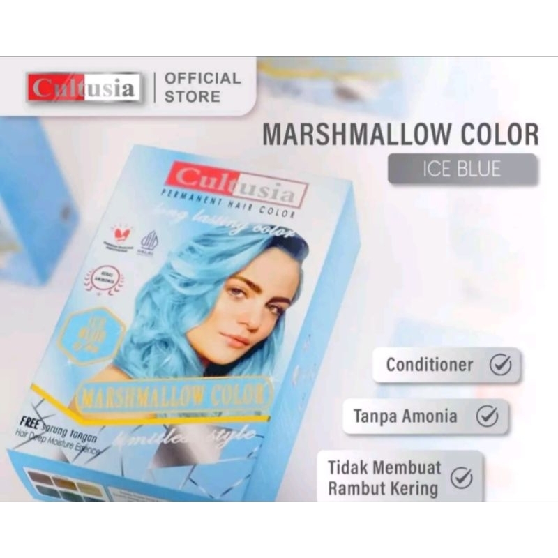 Cultusia Ice Blue Permanent Hair Color || Long Lasting Color