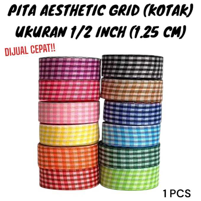 

PITA KOTAK 1/2 INCH (1.25CM) PANJANG 18 METER