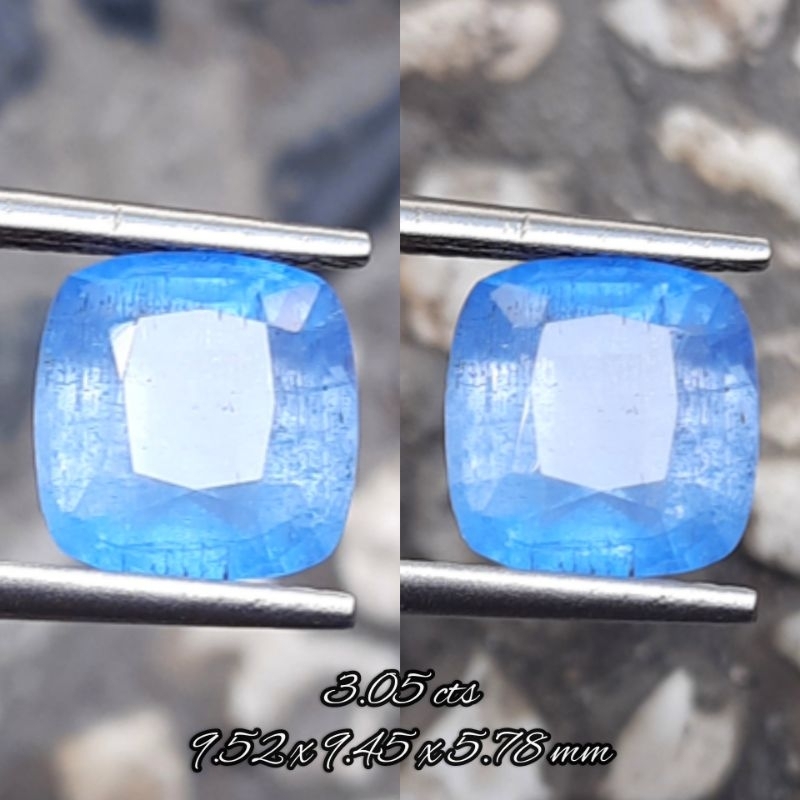 Natural Blue Beryl ( Maxixe Beryl )