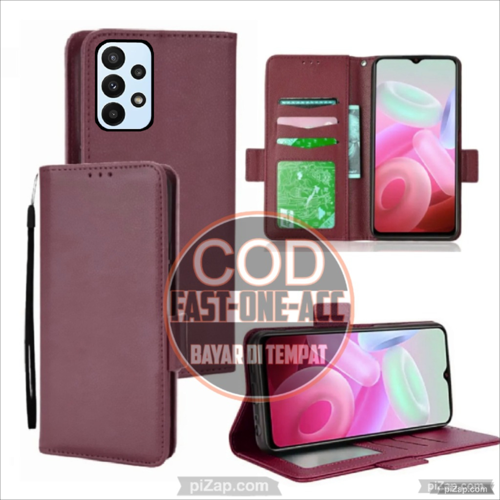 CASE HP SAMSUNG GALAXY A73 5G FLIP LEATHER CASE PREMIUM-FLIP CASE KULIT SAMSUNG GALAXY A73 5G