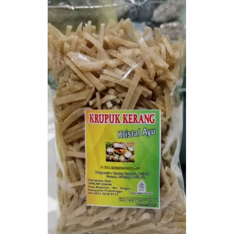

Kerupuk kristal ayu