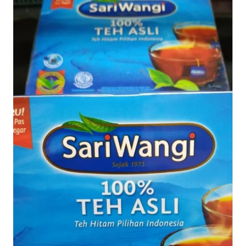 

SARIWANGI TEH ASLI TEH CELUP 1.9g X 50pcs , 1.85g x 25 pcs dalam Kotak ID