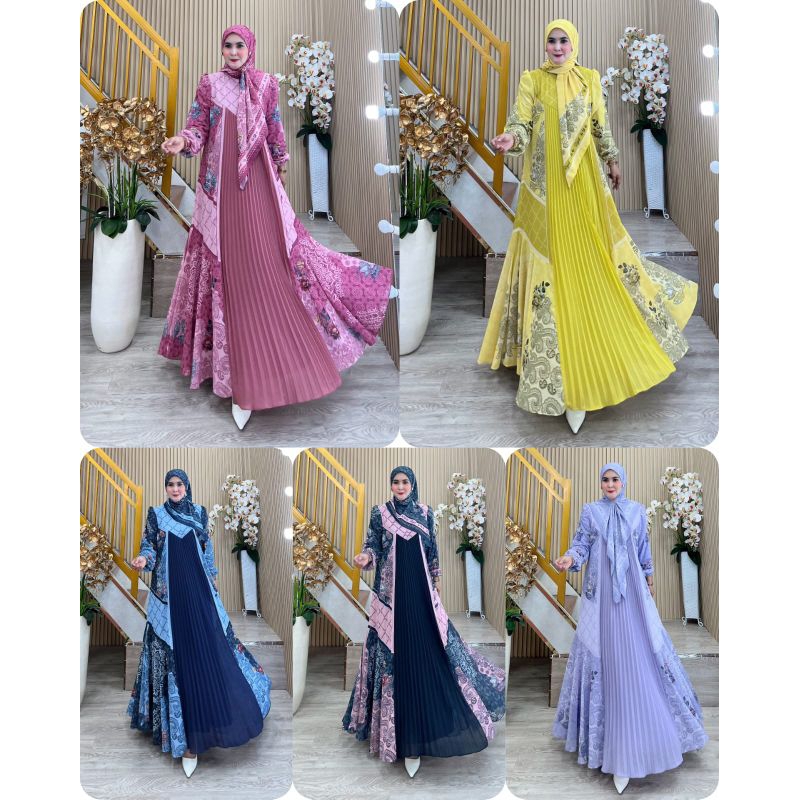 DIJAH PRINTING 039 BAHAN CERUTY BABYDOLL PRINTING BY DIJAH