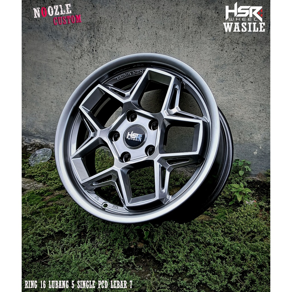 Velg Mobil R16 Lubang 5 Single PCd 114,3 Pelek Racing Ertiga Grandmax L300 Terbaru Pelek Racing Ring