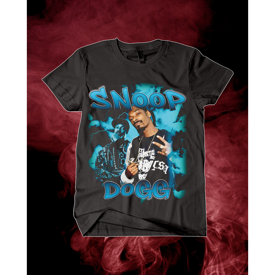 TSHIRT SNOOP DOGG BLUE PRINT BOOTLEG VINTAGE