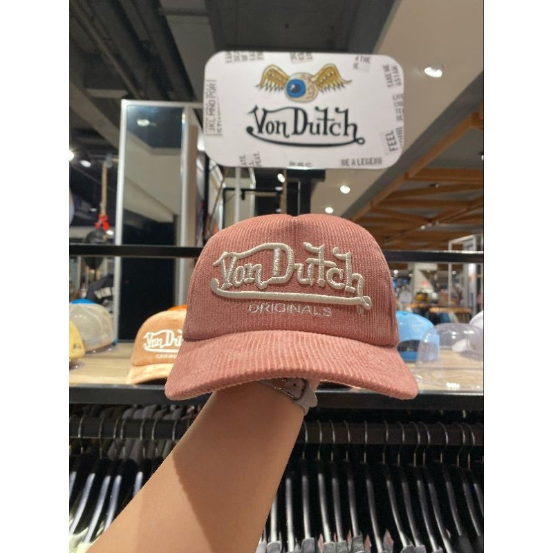 New Arrival -Vondutch Cap Men - Von Dutch Topi Pria - Coudoure Pitch white
