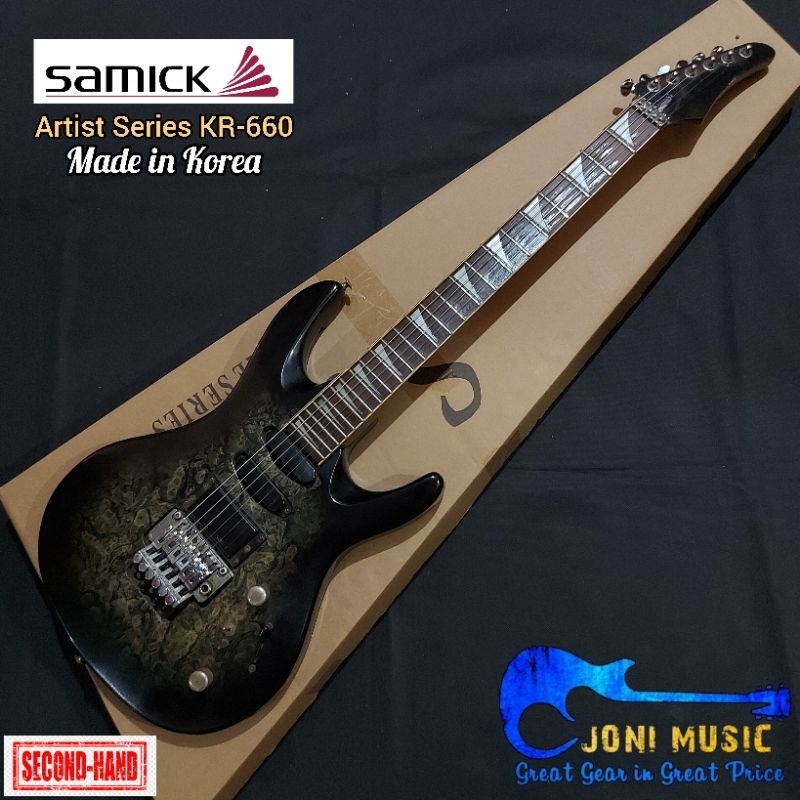 Gitar Samick Artist Series Super Strat Strato Made in Korea