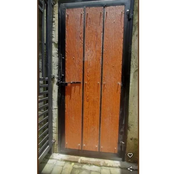 Pintu Lis Plang Grc Pintu Wood Plang Pintu Samping Rumah