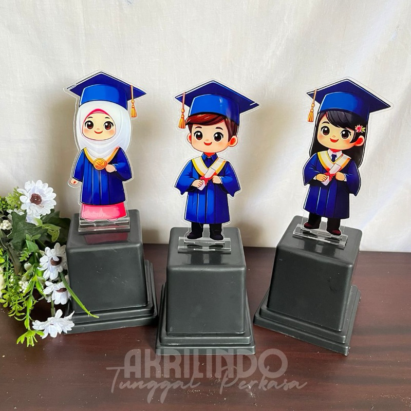 Piala Wisuda Anak Custom Piala Pelepasan Siswa Piala Kelulusan Sekolah
