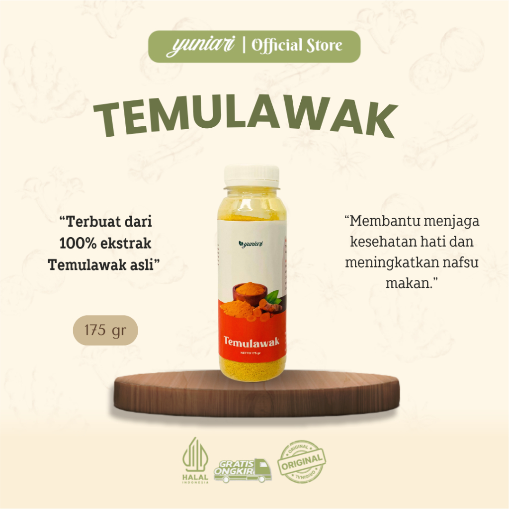 

Yuniari - Minuman Temulawak Kemasan Botol Siap Seduh Minuman Instan Herbal Meredakan Inflamasi