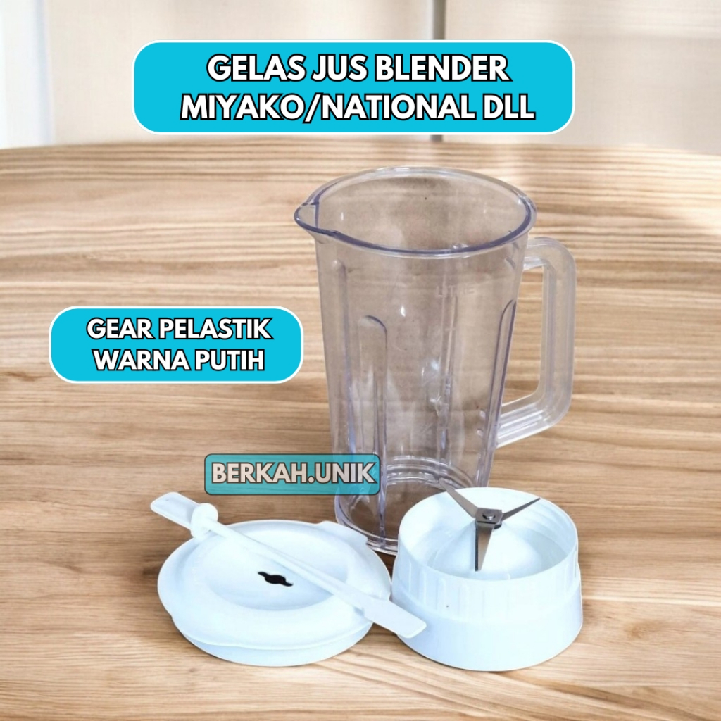 [berkah.unik] Set Gelas Blender Miyako BL101 Set Gelas Jus Blender Miyako BL 101 BL 102 BL 301 BL 15