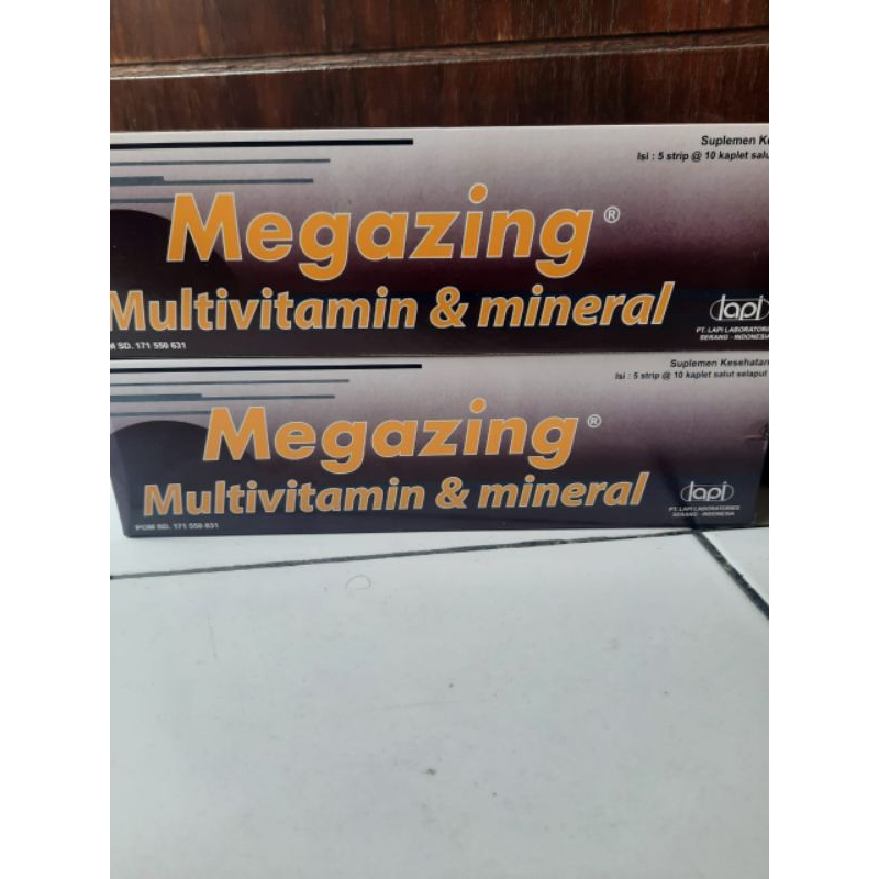Megazing multivitamin perbox