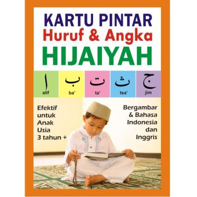 Kartu Pintar Huruf Dan Angka Hijaiyah Flash Card Belajar Membaca Huruf Dan Angka Arab - 40 Pcs