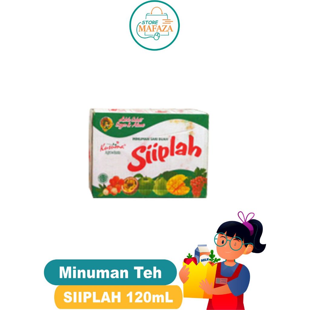 

SIIPLAH SIPLAH MINUMAN SARI BUAH APEL CARTON 32X120mL