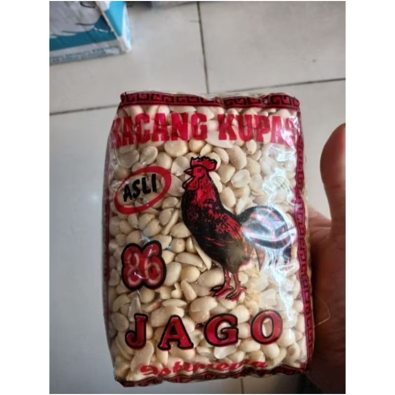 

KACANG TANAH KUPAS Asli cap jago 1KG Ukuran Sedang