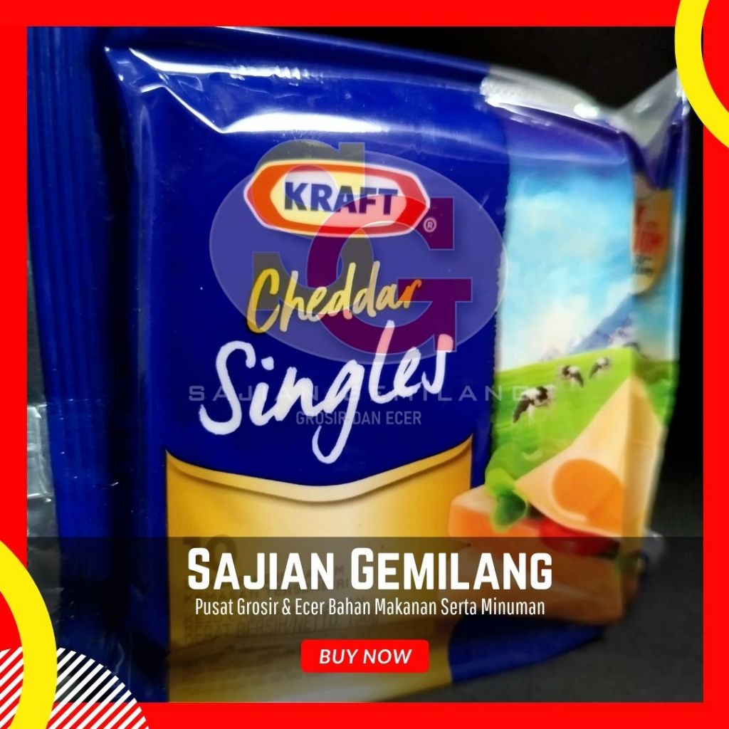 

Kraft Cheddar Singles - Grosir Sajian Gemilang