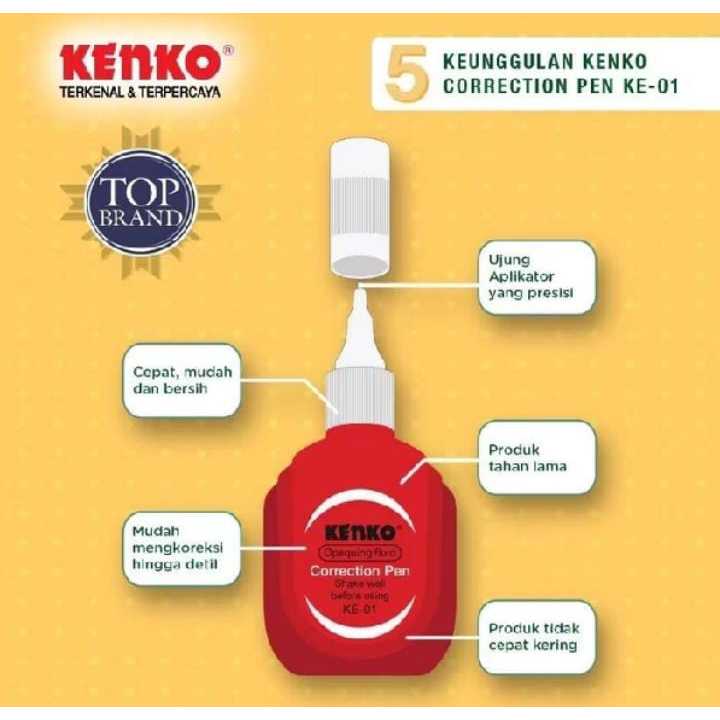 

Tipe-X Kenko - 01 Correction Tape Kenko KE-01