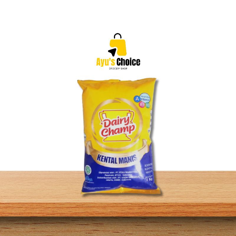 

SUSU KENTAL MANIS DAIRY CHAMP BANTAL 1kg